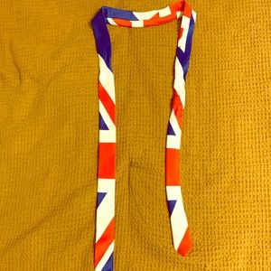 Union Jack skinny tie